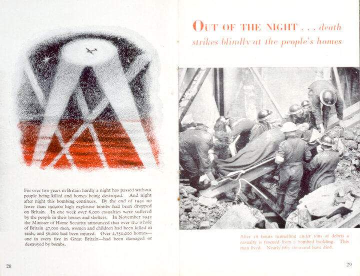 The Ministry of Information booklet "A People at War".