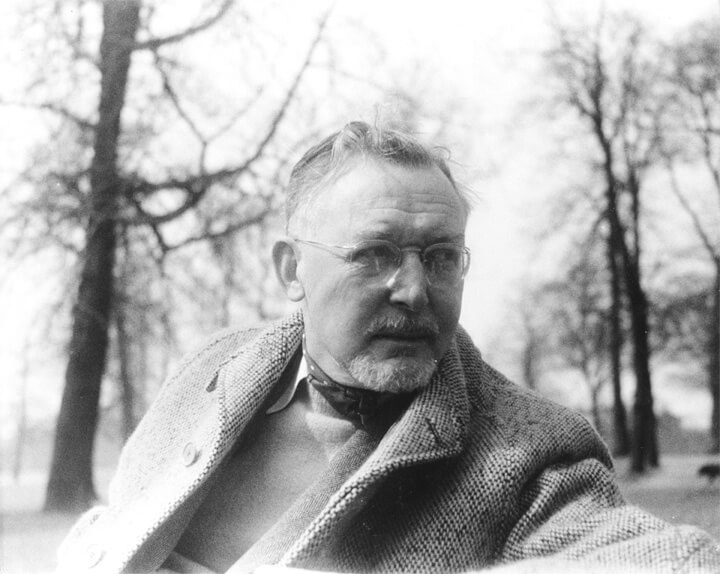 Photograph of Edward Bishop in Green Park in 1954.